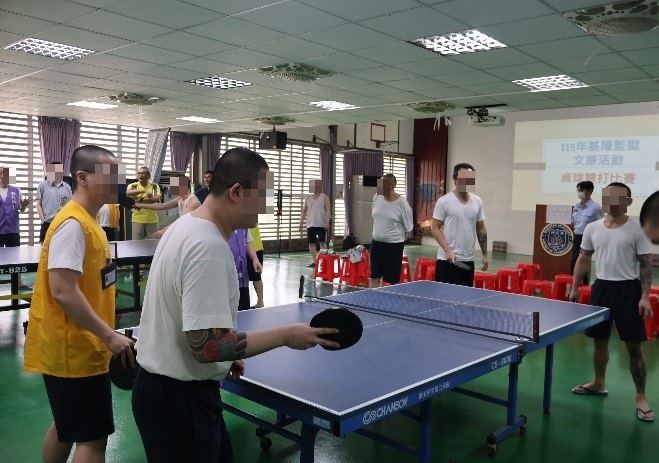 Inmate Recreation Activities: Table Tennis Doubles Tournament 2